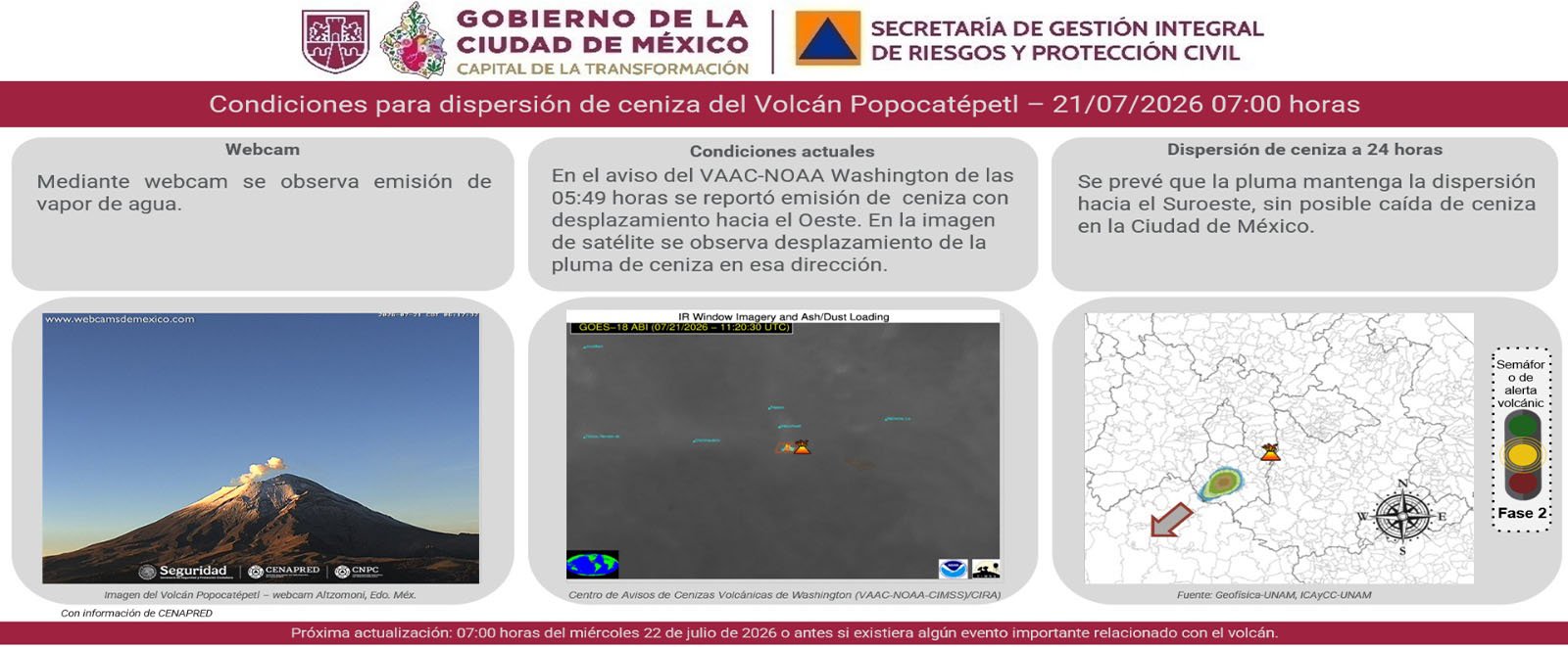 Información de Protección Civil