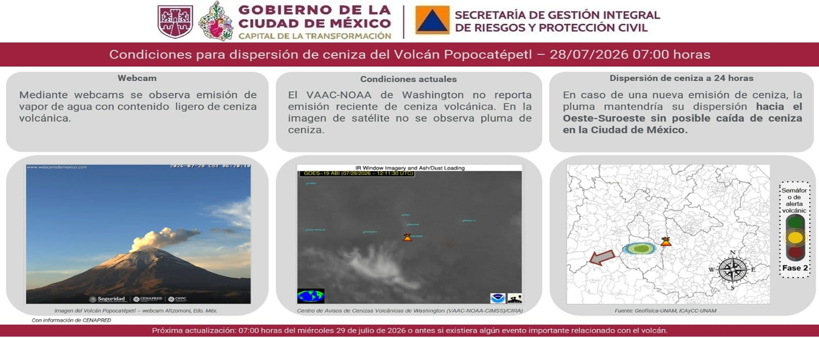 Información de Protección Civil