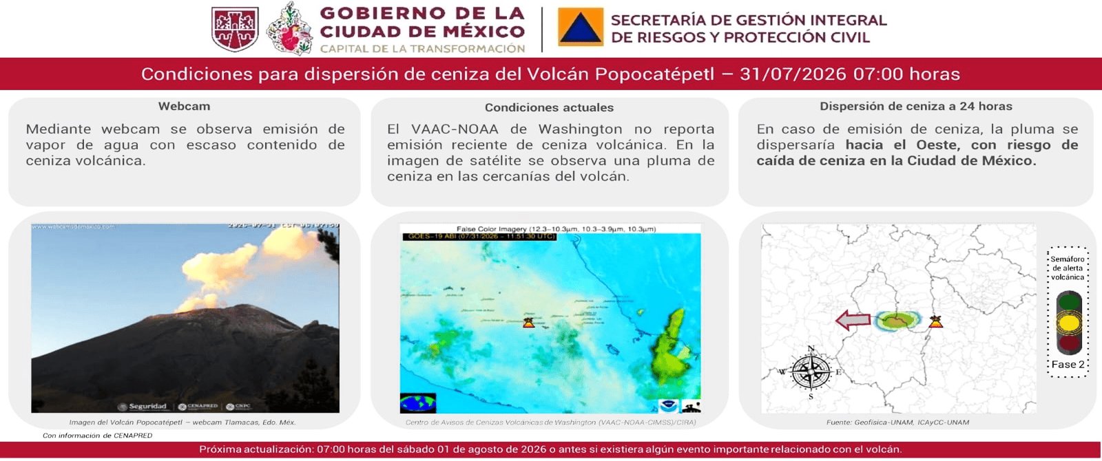 Información de Protección Civil