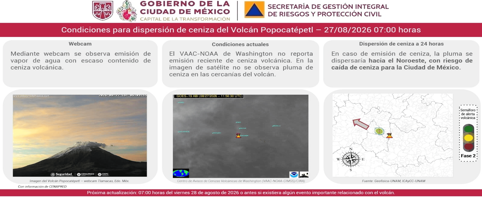Información de Protección Civil