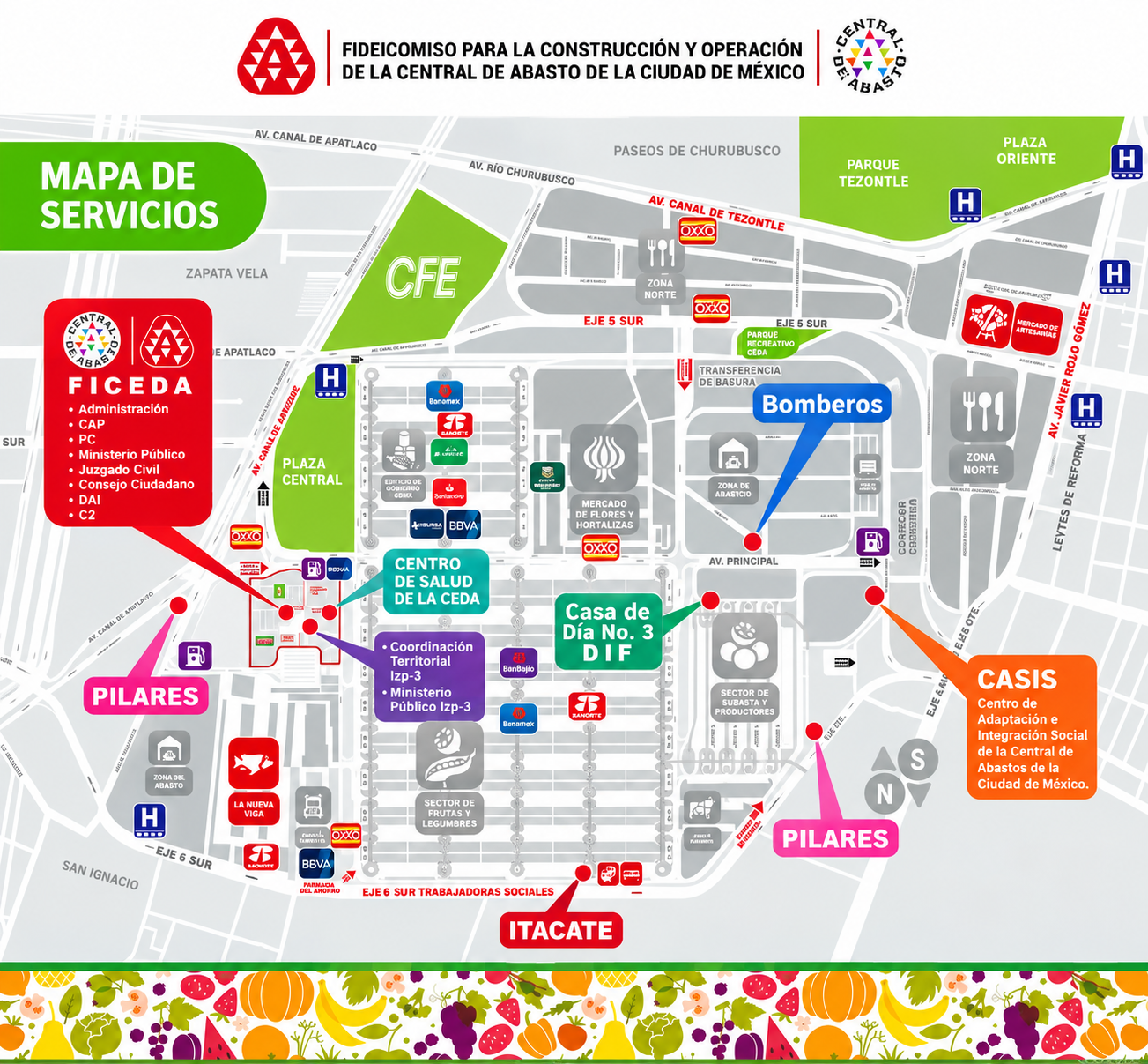 Mapa de Servicios